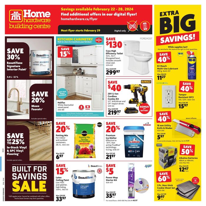 Home Hardware catalogue in Clarenville | Home Hardware Building Centre | 2024-02-22 - 2024-02-28