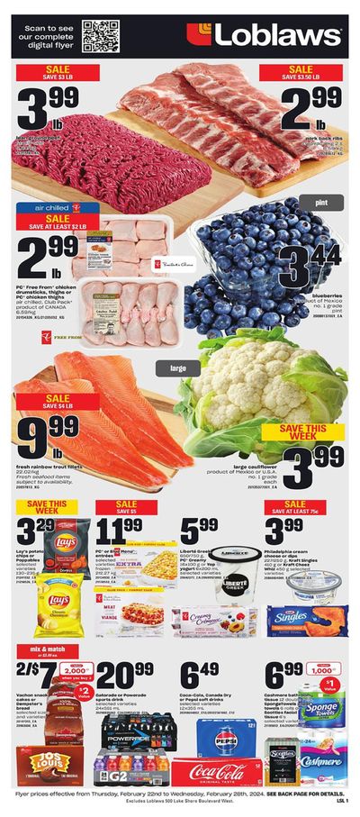 Grocery offers in Toronto | Save This Week in Loblaws | 2024-02-22 - 2024-02-28