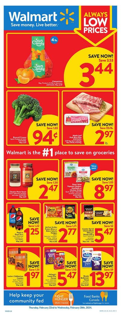 Walmart catalogue in Kenora | Always Low Prices | 2024-02-22 - 2024-02-28