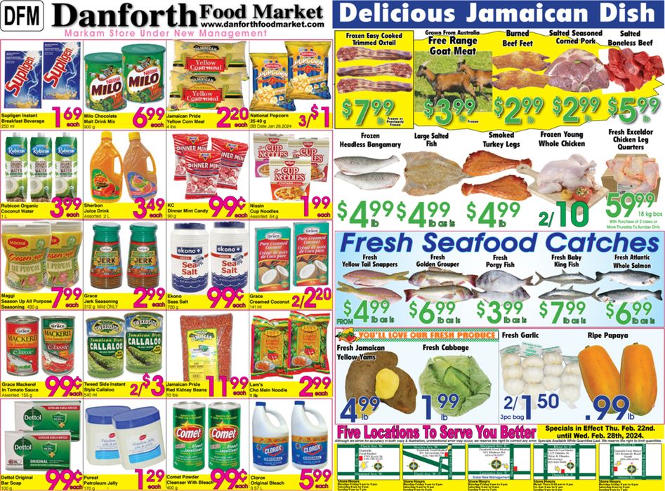 Danforth Food Market catalogue | Delicious Jamaican Dish | 2024-02-22 - 2024-02-28