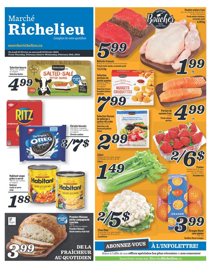 Marché Richelieu catalogue in North York | Weekly Specials | 2024-02-22 - 2024-02-28