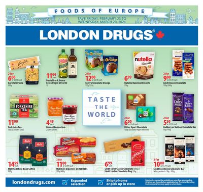 Pharmacy & Beauty offers in Edmonton | Taste The World in London Drugs | 2024-02-23 - 2024-03-20