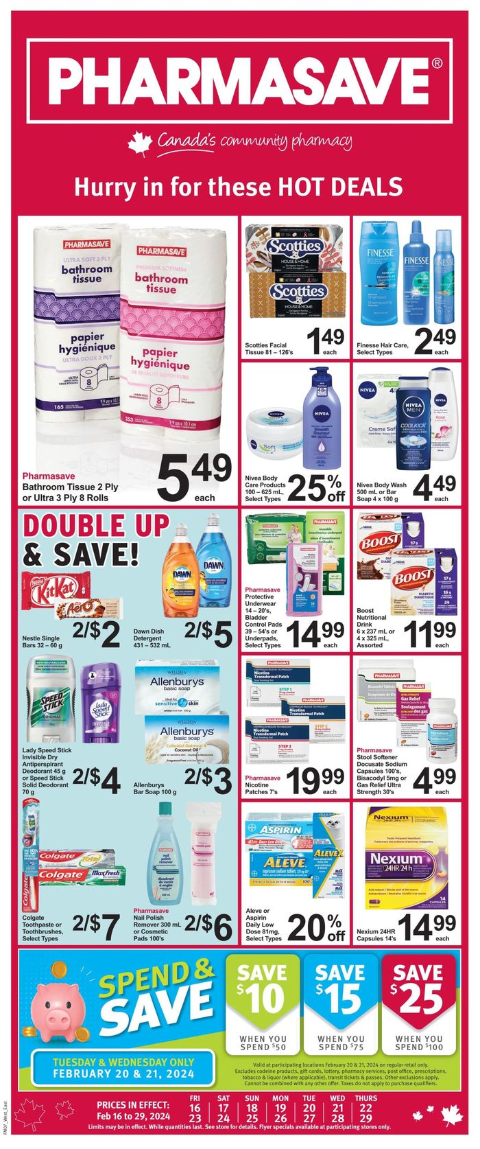 Pharmasave catalogue in Toronto | Hurry Un For These Hot Deals | 2024-02-23 - 2024-02-29