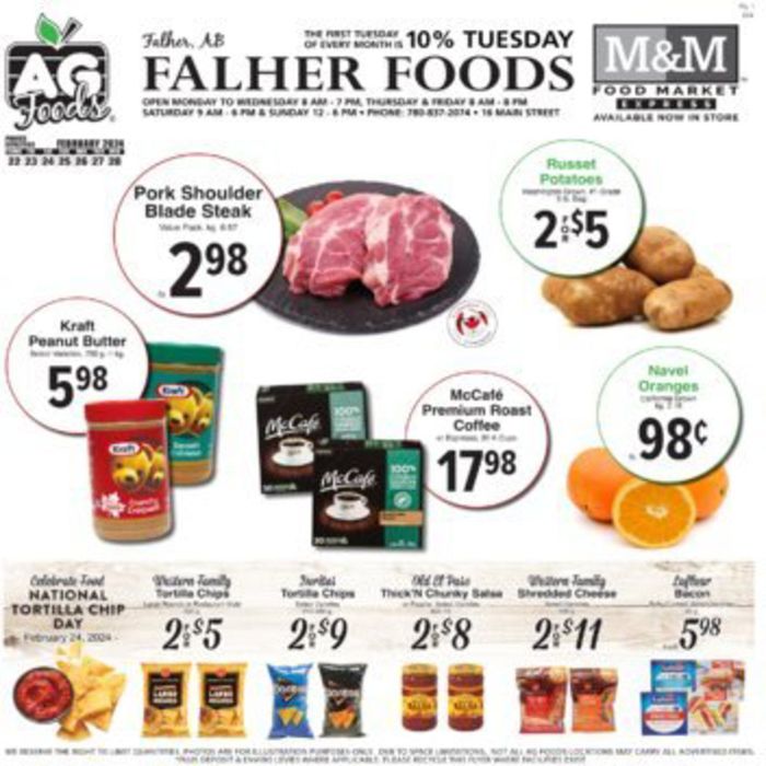 AG Foods catalogue in Red Deer | AG Foods Falher Foods | 2024-02-23 - 2024-02-28