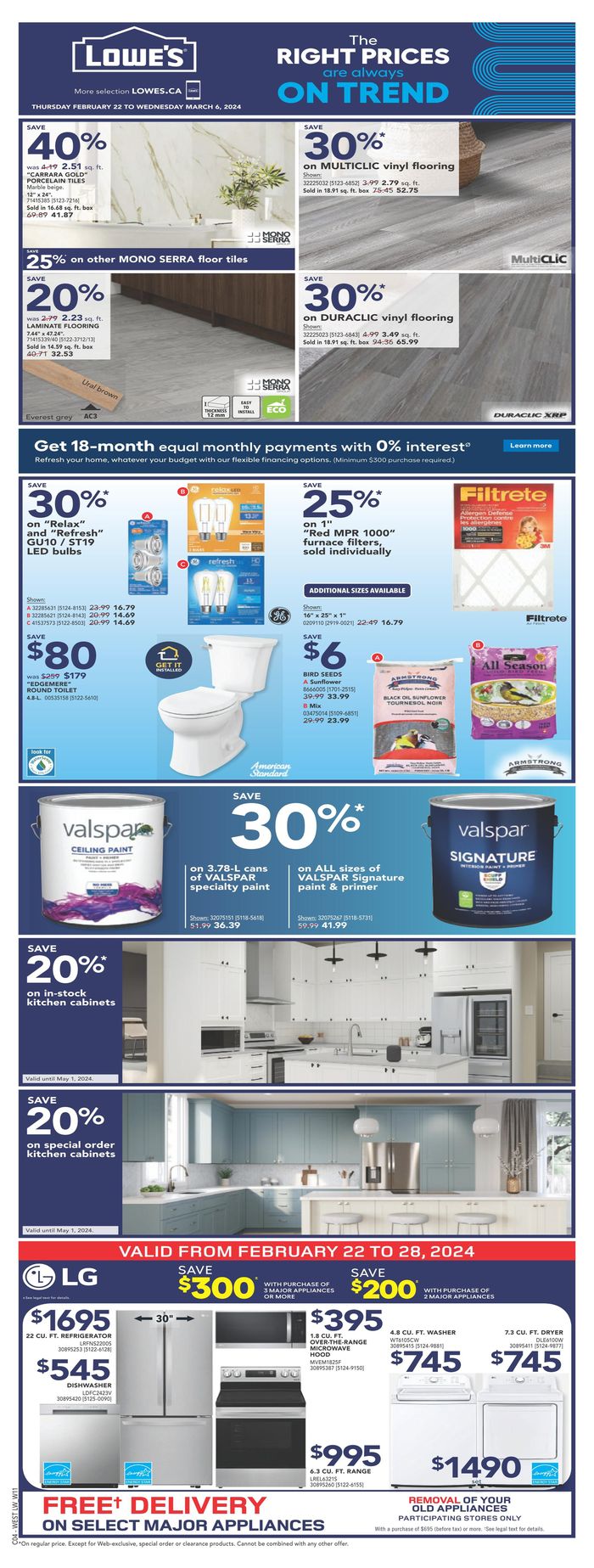 Lowe's catalogue in Ottawa | The Right Prices | 2024-02-23 - 2024-03-06