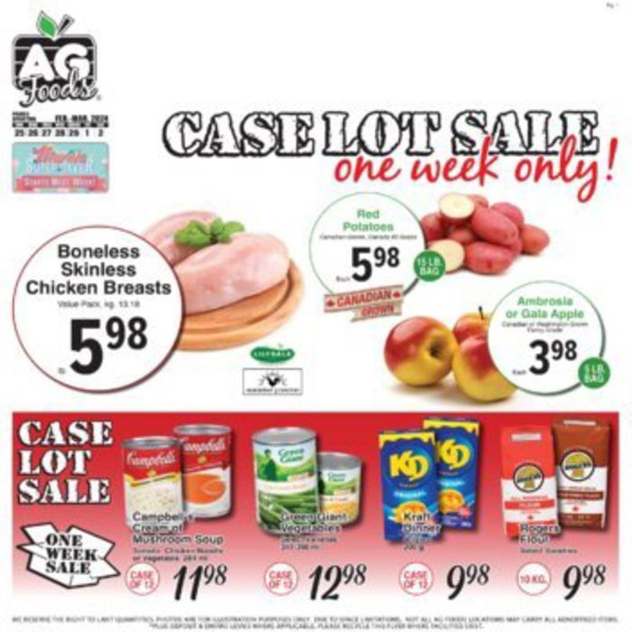AG Foods catalogue in Lethbridge | AG Foods weekly flyer | 2024-02-26 - 2024-03-11