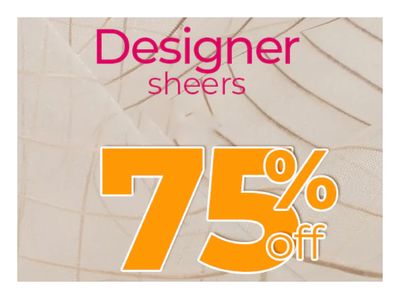 Fabricville catalogue in Timmins | Designer Sheers 75% Off | 2024-02-26 - 2024-03-26
