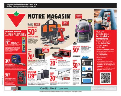 Canadian Tire catalogue in Joliette | Canadian Tire weekly flyer | 2024-02-29 - 2024-03-06