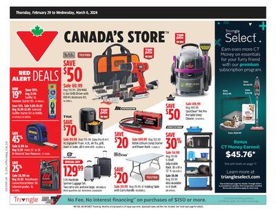 Canadian Tire catalogue in Hinton | Canadian Tire weekly flyer | 2024-02-29 - 2024-03-06