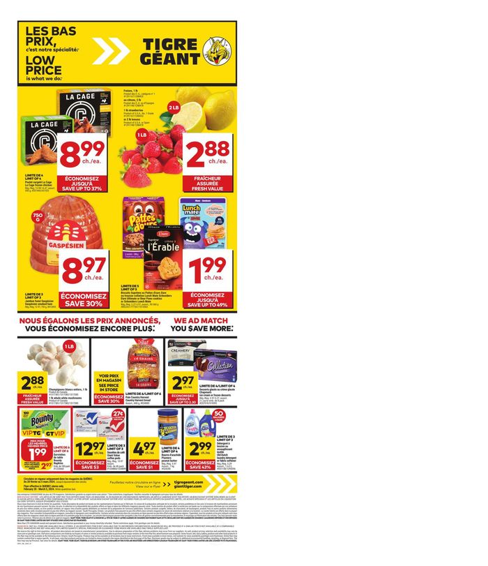 Giant Tiger catalogue in Montreal | Low Prices | 2024-02-28 - 2024-03-05