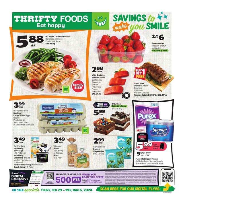 Thrifty Foods catalogue in Courtenay | Weekly Flyer | 2024-02-29 - 2024-03-06