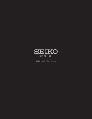 Clothing, Shoes & Accessories offers in Calgary | Seiko 2023 Luxe Catalog in Seiko | 2023-08-15 - 2024-01-15
