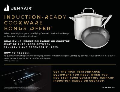 Goemans Appliances catalogue | Goemans Appliances Jennair Induction Promo | 2023-09-01 - 2023-12-31