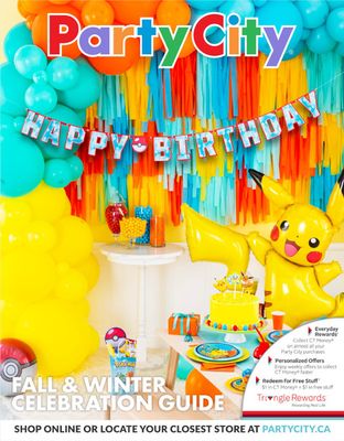 Kids, Toys & Babies offers in Toronto | Party City Happy Birthday in Party City | 2023-09-15 - 2024-02-01