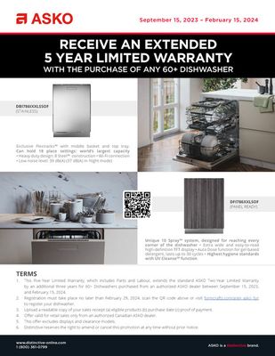 Germain Larivière catalogue in Montreal | Extended 5 Year Limited Warranty | 2023-10-20 - 2024-02-15