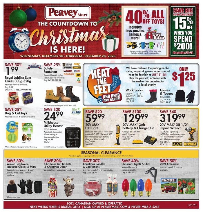 Peavey Mart Saskatoon - 820C 51 Street E | Coupons & Opening hours ...