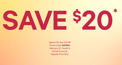 Clothing, Shoes & Accessories offers in Orillia | Save $20 in Joe Fresh | 2024-03-01 - 2024-03-30