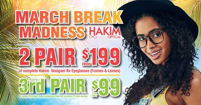 Clothing, Shoes & Accessories offers in Bolton | March Break Madness in Hakim Optical | 2024-03-04 - 2024-03-31