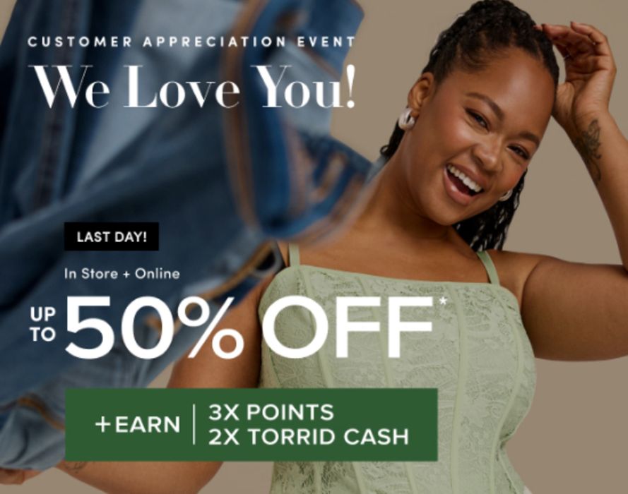 Torrid catalogue in Calgary | Up To 50% Off | 2024-03-04 - 2024-04-03