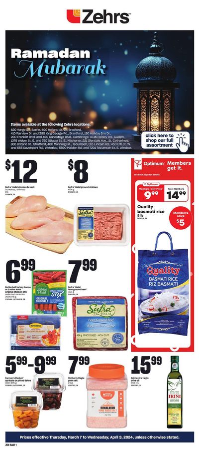 Grocery offers in Bolton | Ramadan Mubarak in Zehrs Markets | 2024-03-07 - 2024-04-03