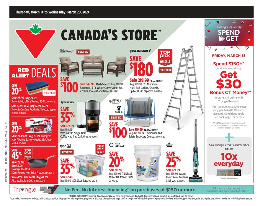 Canadian Tire St. John's 50 Kelsey Drive Flyers & Phone numbers
