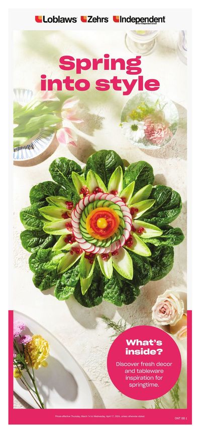 Loblaws catalogue in Mississauga | Spring into style | 2024-03-14 - 2024-04-17
