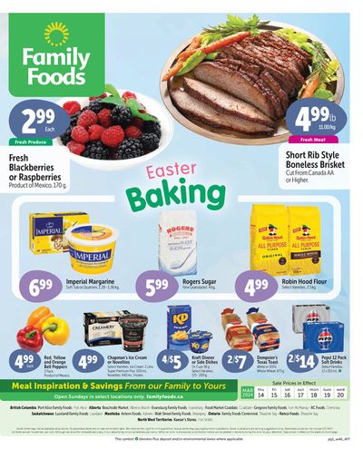 Family Foods catalogue in Edmonton | Easter Baking | 2024-03-14 - 2024-03-28