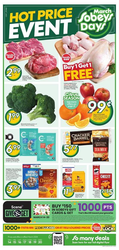 Grocery offers in St. John's | Sobeys Weekly ad in Sobeys | 2024-03-14 - 2024-03-20
