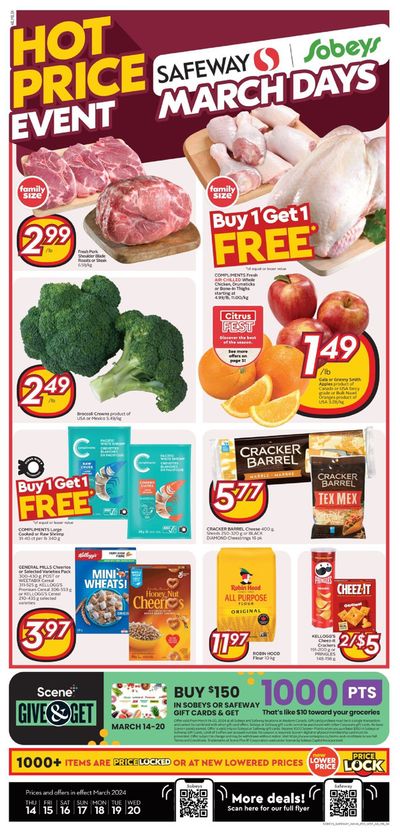 Grocery offers in St. John's | Hot Price Event March Days in Sobeys | 2024-03-14 - 2024-03-20