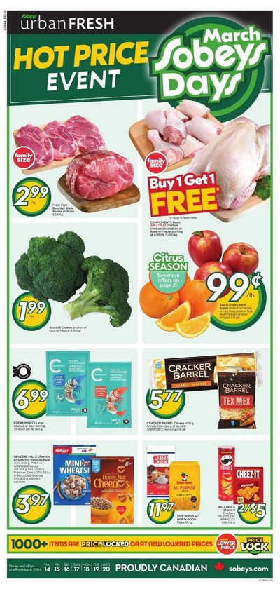 Grocery offers in St. John's | Hot Price Event in Sobeys | 2024-03-14 - 2024-03-20