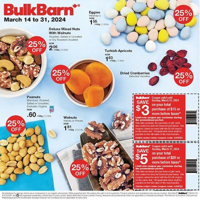 Bulk Barn catalogue in Sault Ste. Marie | Bulk Barn Weekly ad | 2024-03-14 - 2024-03-31