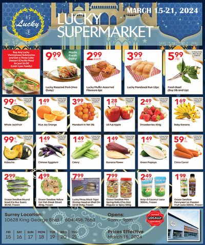 Lucky Supermarket catalogue in Winnipeg | Lucky Supermarket Specials | 2024-03-15 - 2024-03-29
