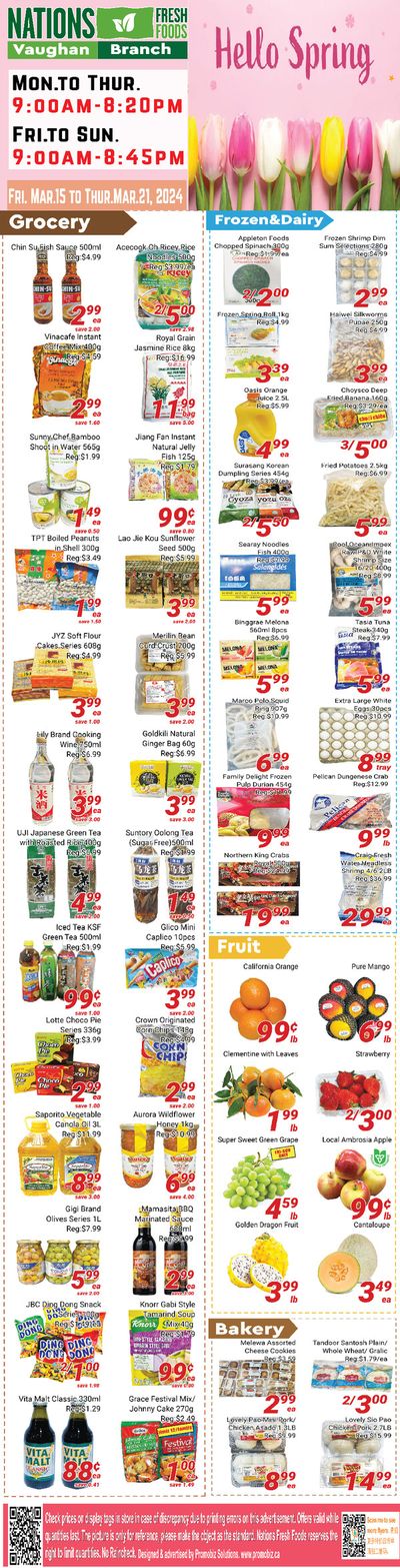Nations Fresh Foods catalogue in Mississauga | Hello Spring | 2024-03-15 - 2024-03-29