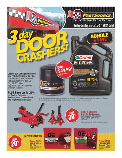 Automotive offers in Red Deer | Door Crasher in Part Source | 2024-03-15 - 2024-03-29