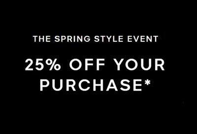 Luxury Brands offers in Scarborough | The Spring Style Event 25% Off in Michael Kors | 2024-03-18 - 2024-04-01