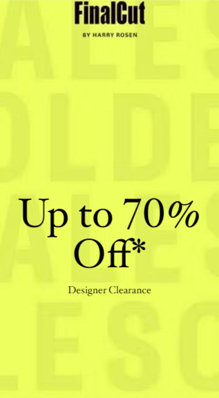 Harry Rosen catalogue in Laval | Up To 70% Off | 2024-03-19 - 2024-04-02