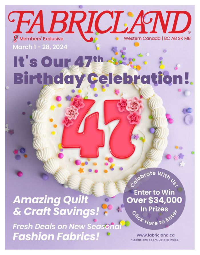 Fabricland catalogue in Scarborough | West Flyer | 2024-03-01 - 2024-03-28