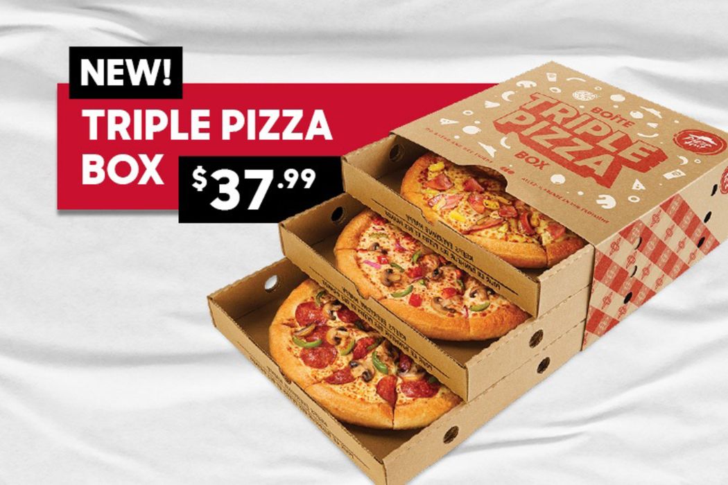 Pizza Hut catalogue in Châteauguay | New Triple Pizza Box | 2024-03-20 - 2024-04-03