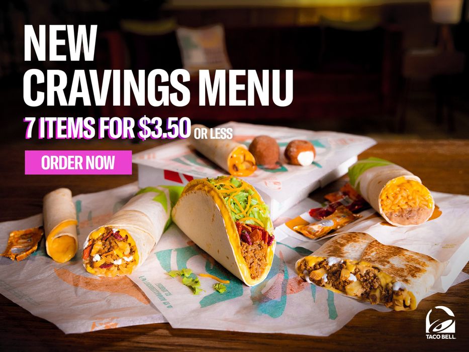 Taco Bell catalogue in Sudbury | New Cravings Menu | 2024-03-20 - 2024-04-03