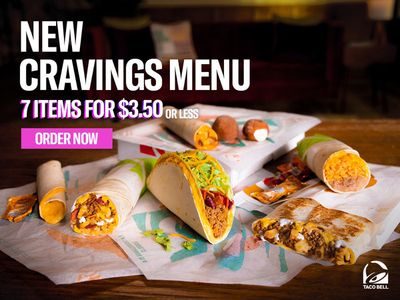 Restaurants offers in Abbotsford | New Cravings Menu in Taco Bell | 2024-03-20 - 2024-04-03