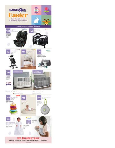 Toys R us catalogue in North York | Babies"R"Us Flyer | 2024-03-21 - 2024-04-03