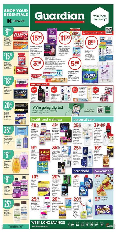 Pharmacy & Beauty offers in Kenora | Shop Your Essentials in Guardian Pharmacy | 2024-03-22 - 2024-03-28