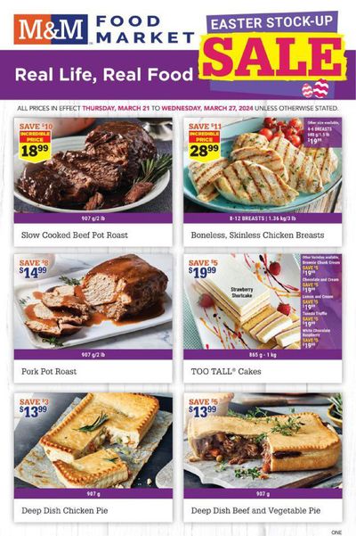 M&M Meat Shops catalogue in Sorel-Tracy | M&M Meat Shops weekly flyer | 2024-03-21 - 2024-04-04