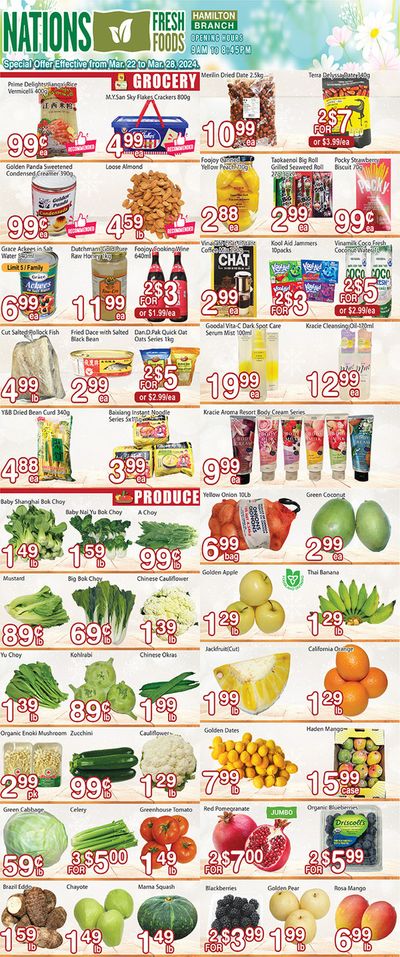 Nations Fresh Foods catalogue in Mississauga | Nations Fresh Foods Hamilton Branch | 2024-03-22 - 2024-04-05