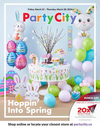 Kids, Toys & Babies offers in Bowmanville | Hoppin Into Spring in Party City | 2024-03-25 - 2024-03-28