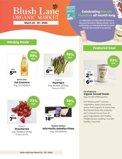 Grocery offers in Calgary | Weekly Deals in Blush Lane | 2024-03-25 - 2024-03-30