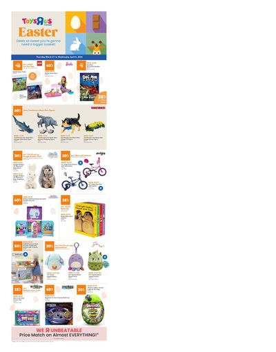 Toys R us catalogue in Toronto | Flyer | 2024-03-21 - 2024-04-03