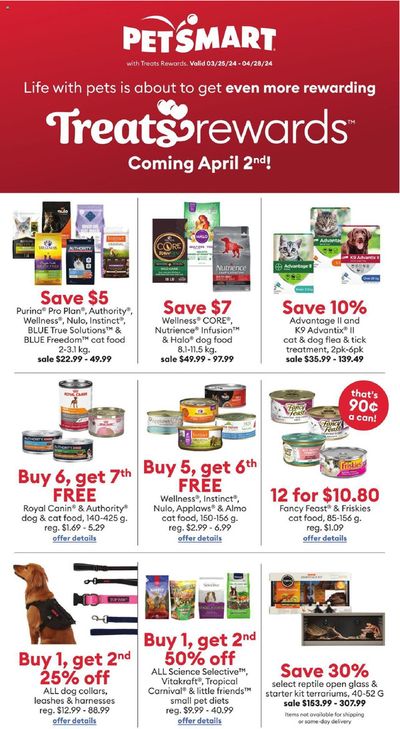 Grocery offers in Campbell River | Treats Rewards in Petsmart | 2024-03-25 - 2024-04-28