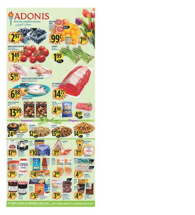 Marché Adonis catalogue in Mississauga | Adonis Marche Mediterraneen | 2024-03-28 - 2024-04-03