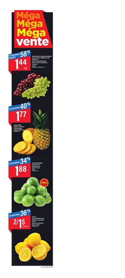 Grocery offers in Saguenay | Mega Vente in Maxi | 2024-03-28 - 2024-04-03